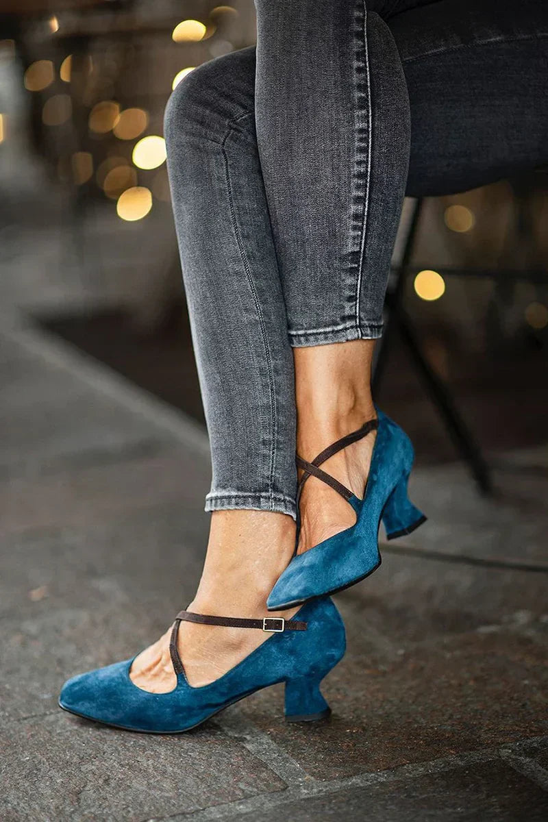 Amber - Elegant Strap Mid-Heels-15551040291189-Mirella Fiore