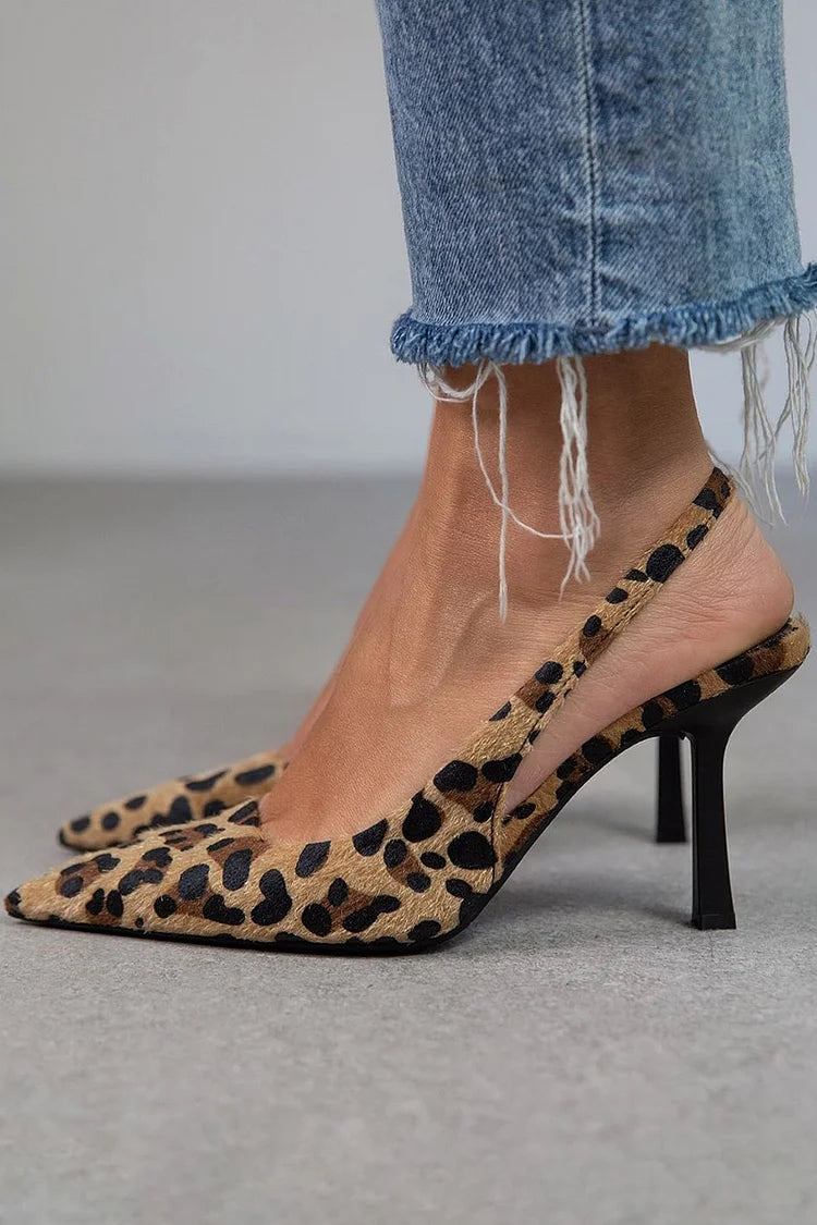 Ambra - Leopard Print Slingback Pumps-15530389733749-Mirella Fiore