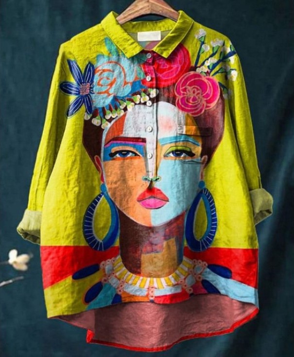 Amelia - Artistic Portrait Shirt-15542212821365-Nancy & Mae Savannah