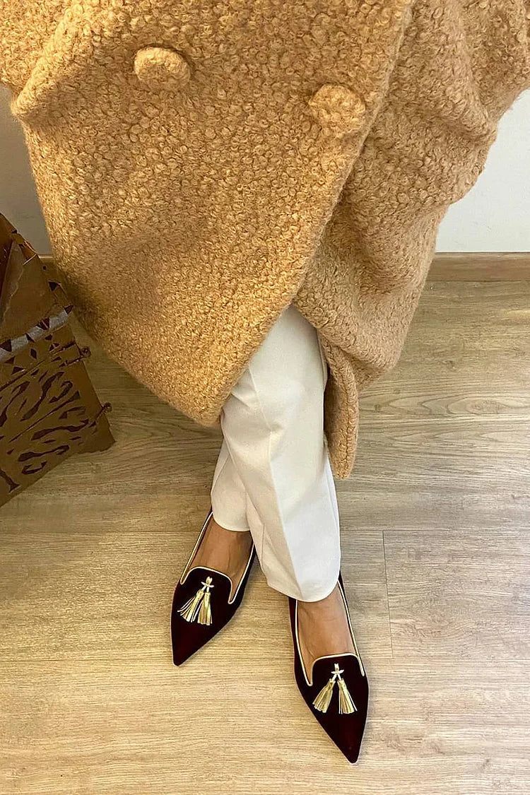 Amelie - Loafer With Elegant Tassels-15551043043701-Mirella Fiore