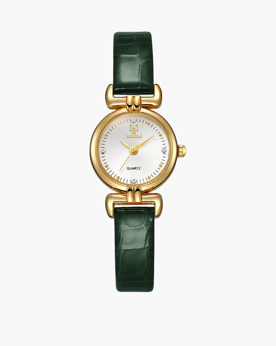 Amélisse – Bordeaux leather – Wristwatch-15233938227573-Mirella Fiore