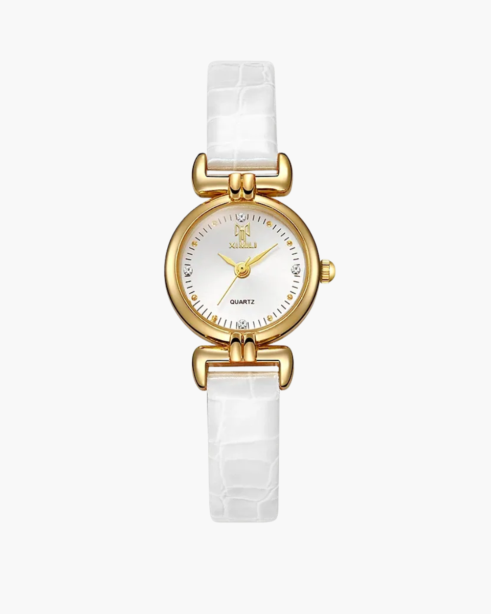 Amélisse – Bordeaux leather – Wristwatch-15233938227573-Mirella Fiore