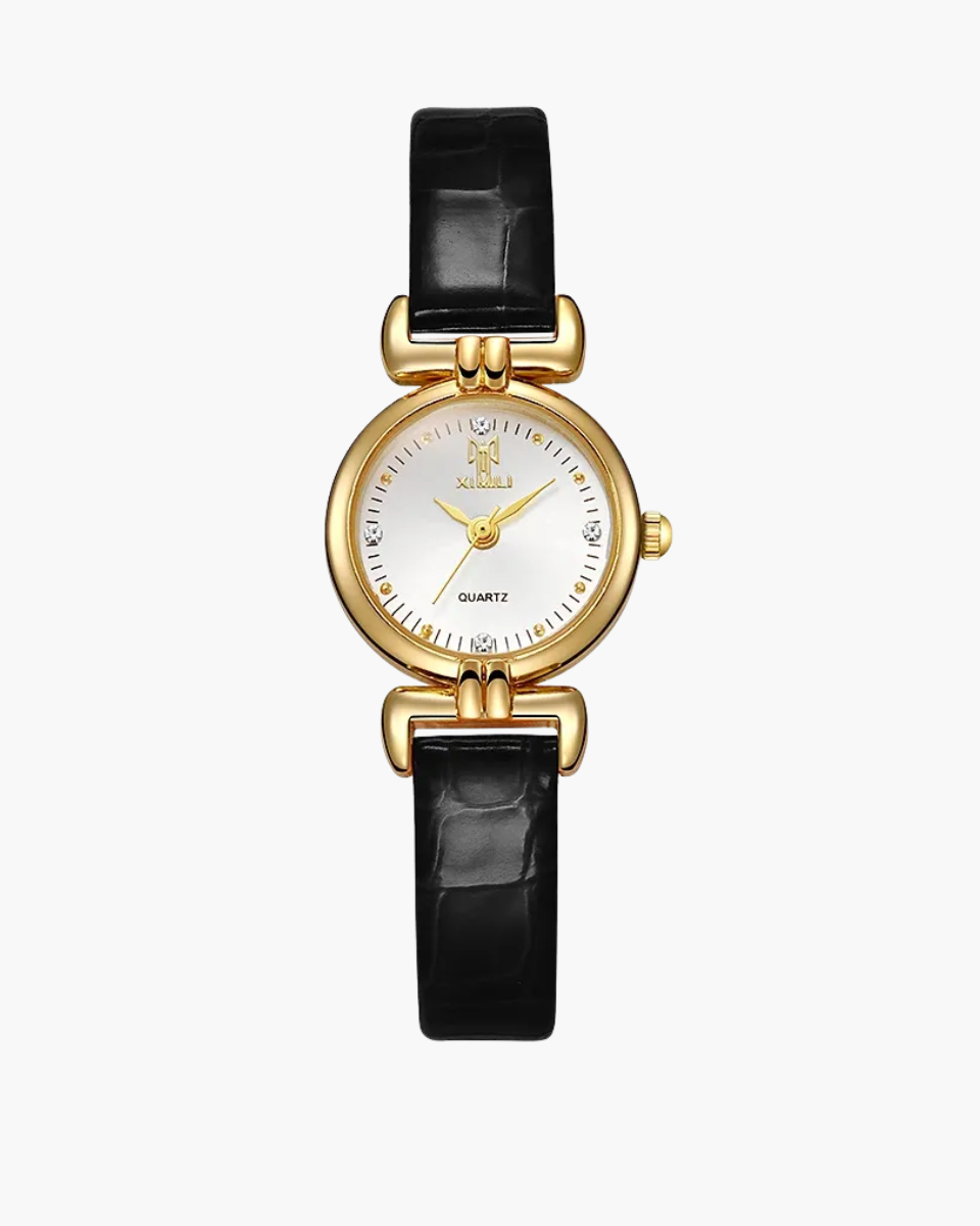 Amélisse – Bordeaux leather – Wristwatch-15233938227573-Mirella Fiore