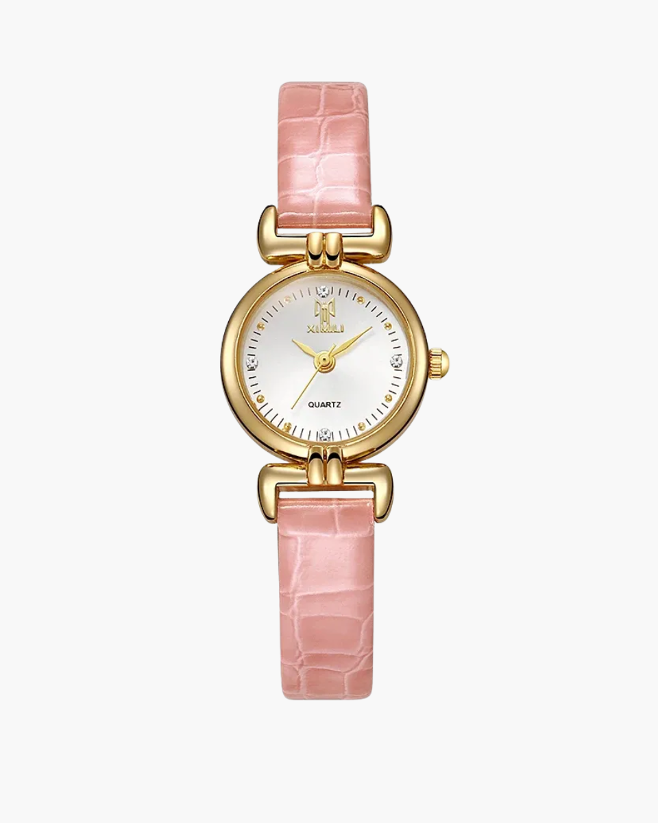 Amélisse – Bordeaux leather – Wristwatch-15233938227573-Nancy & Mae Savannah