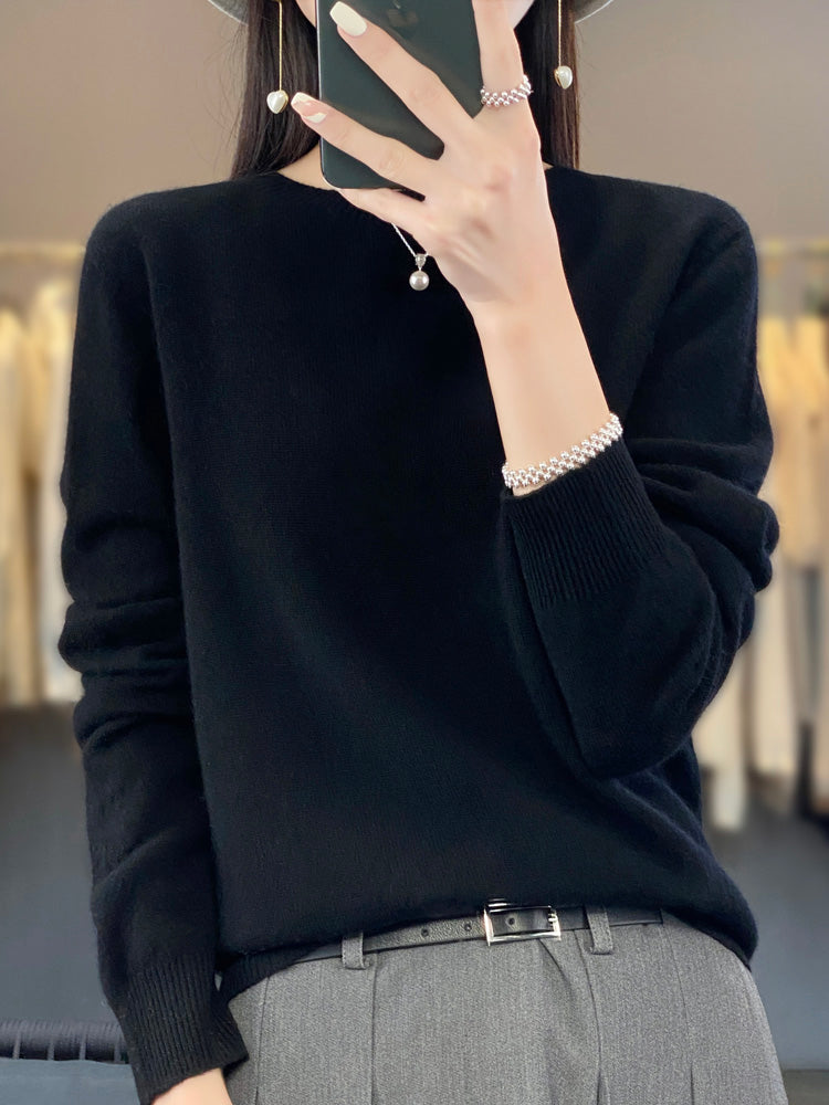 Anette - Cozy Cotton Sweater-15547990278517-Mirella Fiore