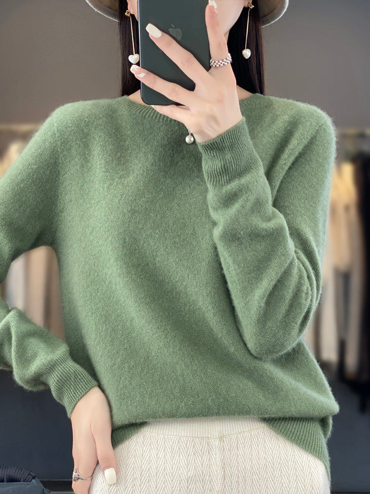 Anette - Cozy Cotton Sweater-15547990278517-Mirella Fiore
