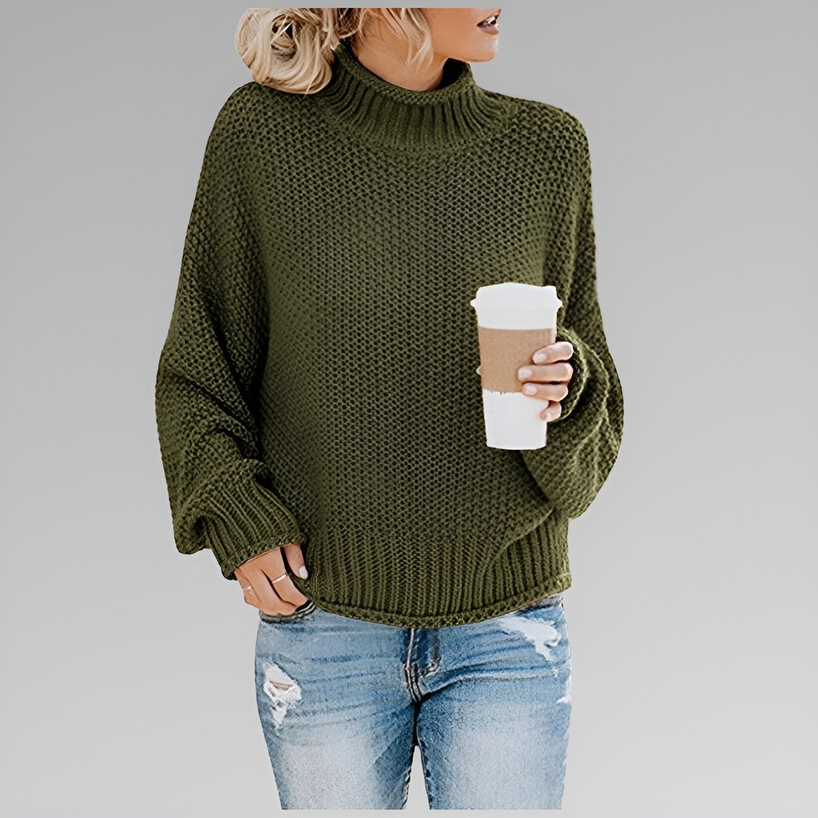 Anna - Classic Cozy Knit Sweater-15547990966645-Mirella Fiore