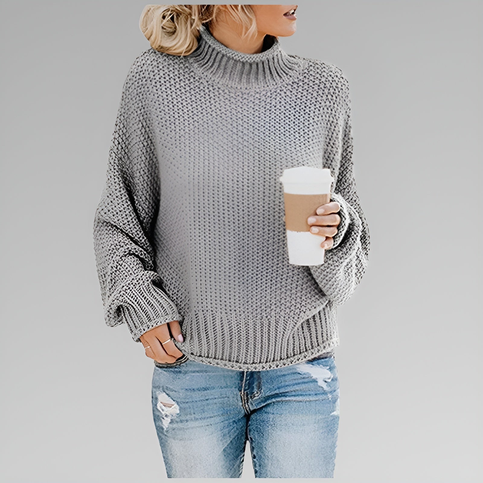 Anna - Classic Cozy Knit Sweater-15547990966645-Mirella Fiore