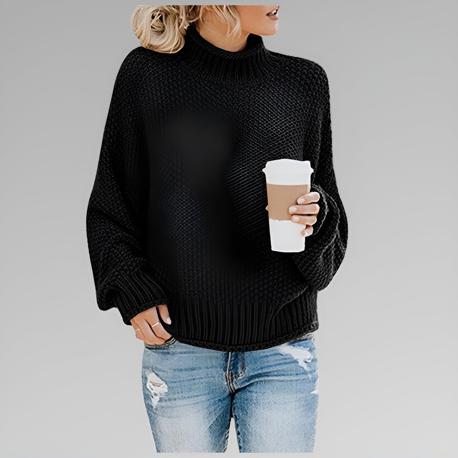 Anna - Classic Cozy Knit Sweater-15547990966645-Mirella Fiore