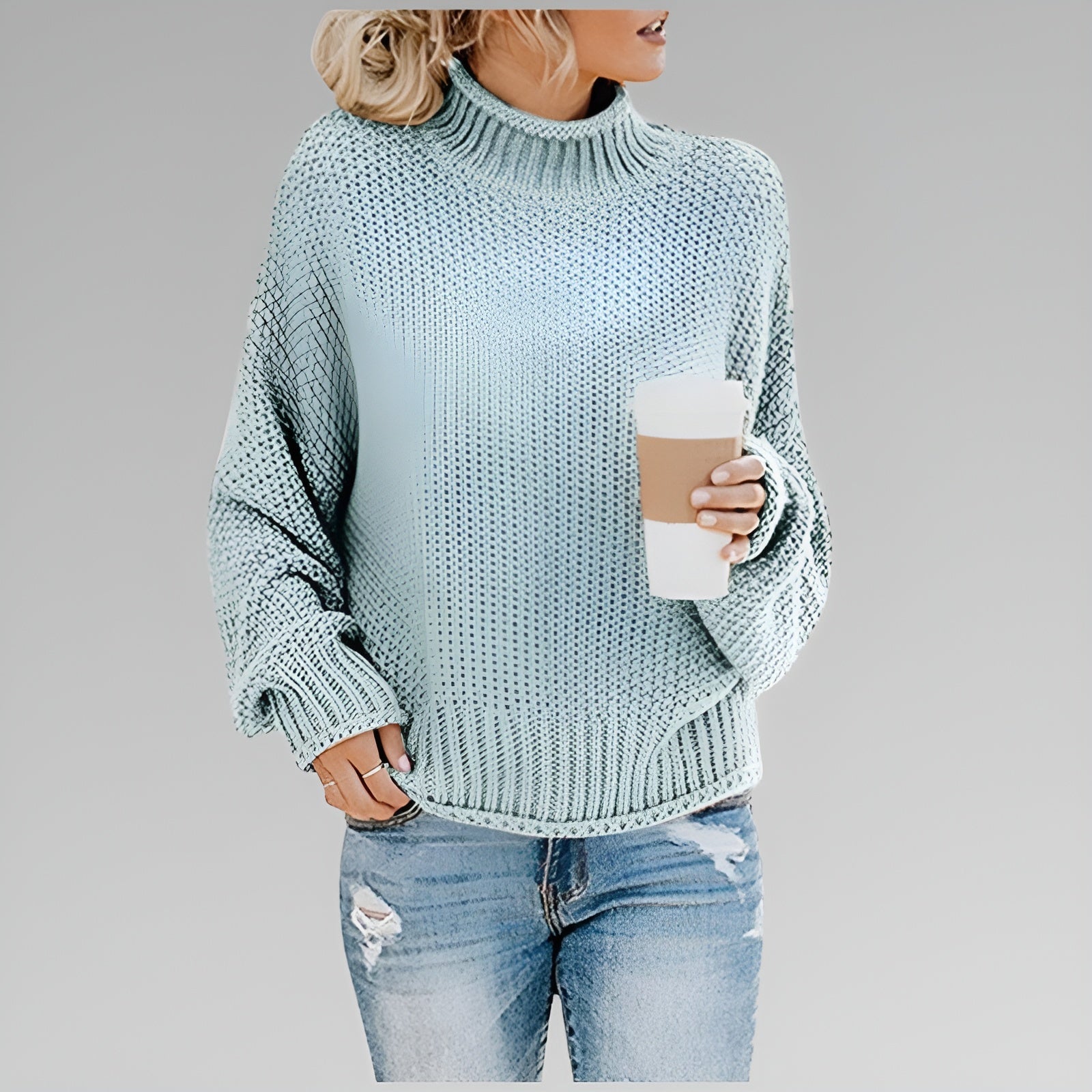 Anna - Classic Cozy Knit Sweater-15547990966645-Mirella Fiore