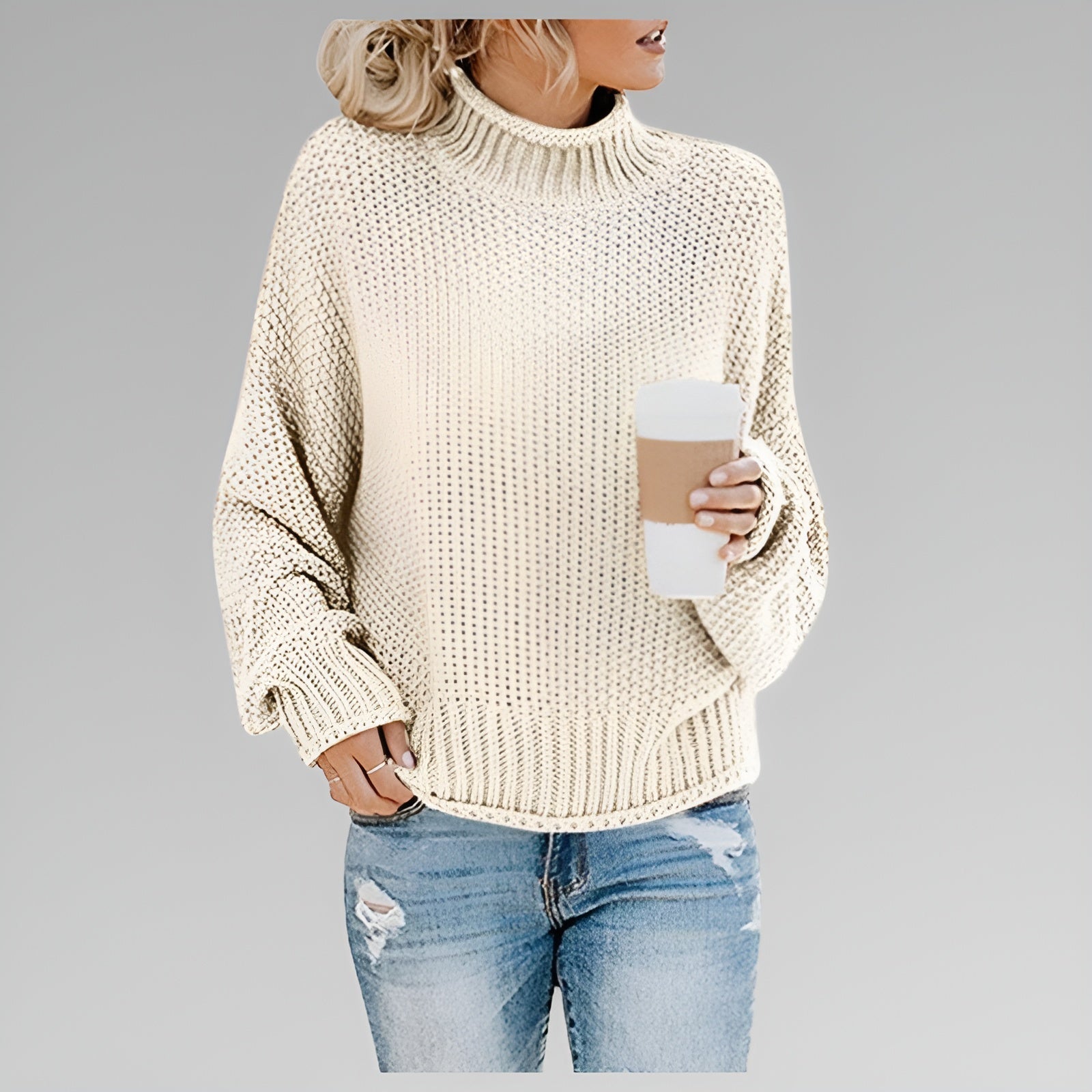 Anna - Classic Cozy Knit Sweater-15547990966645-Mirella Fiore