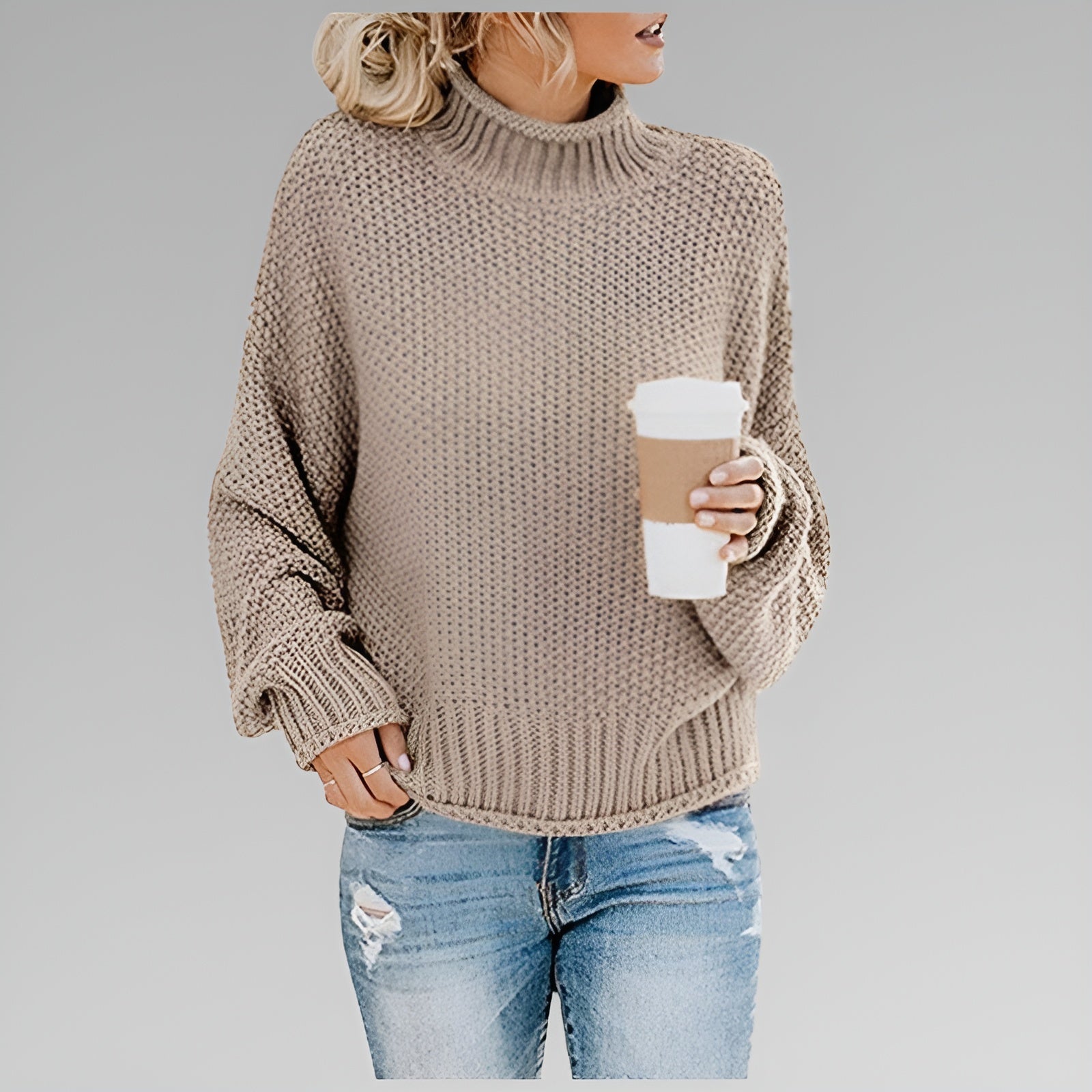 Anna - Classic Cozy Knit Sweater-15547990966645-Mirella Fiore