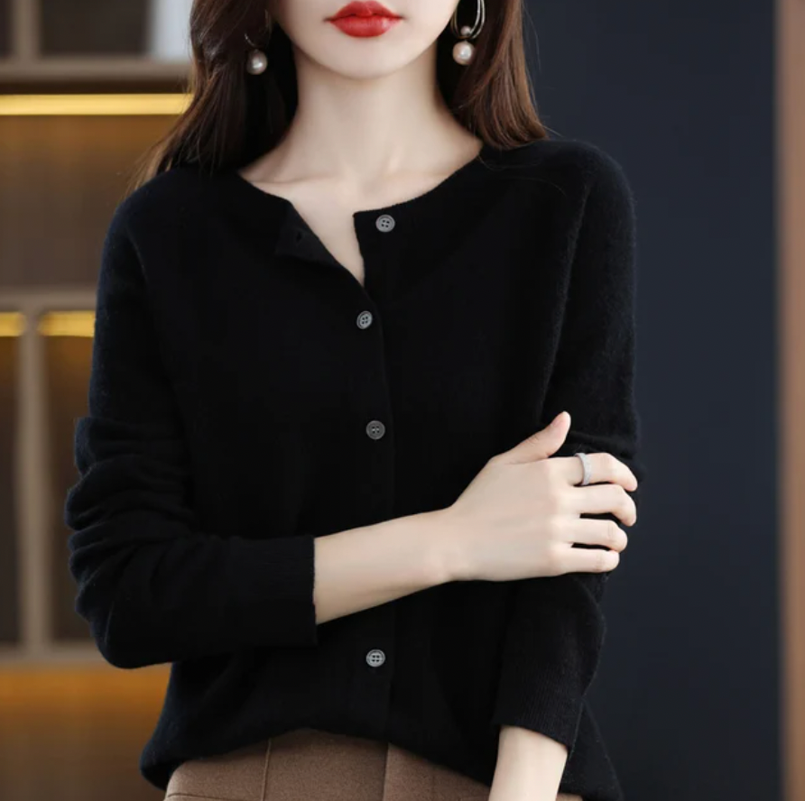 Anna - Merino Wool Cardigans-15544892621173-Mirella Fiore