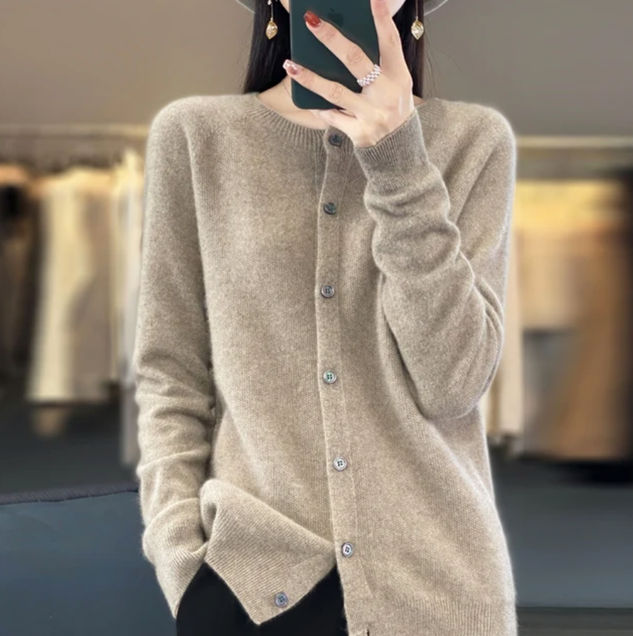 Anna - Merino Wool Cardigans-15544892621173-Mirella Fiore