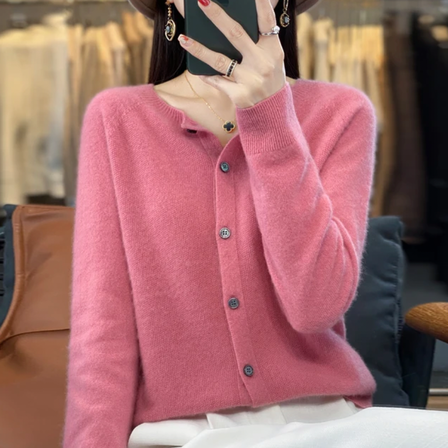 Anna - Merino Wool Cardigans-15544892621173-Mirella Fiore