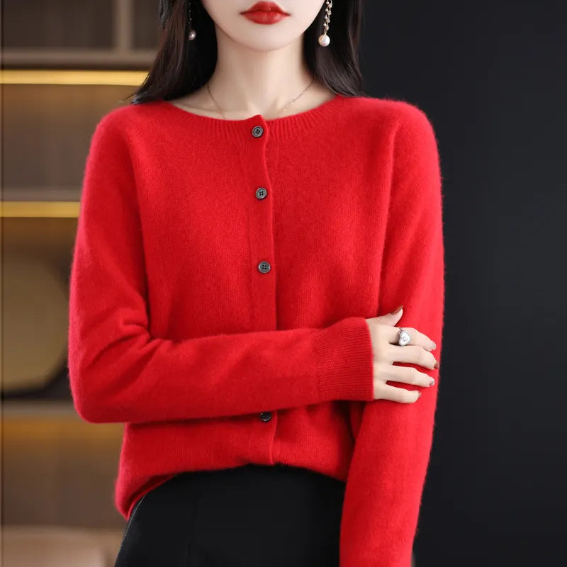 Anna - Merino Wool Cardigans-15544892621173-Mirella Fiore