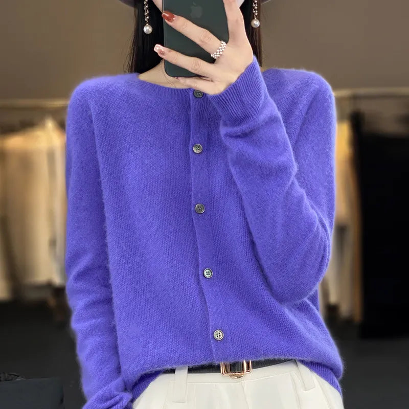 Anna - Merino Wool Cardigans-15544892621173-Mirella Fiore
