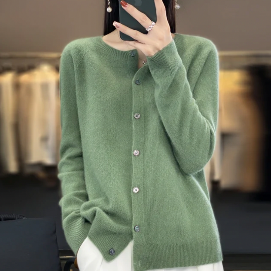 Anna - Merino Wool Cardigans-15544892621173-Mirella Fiore