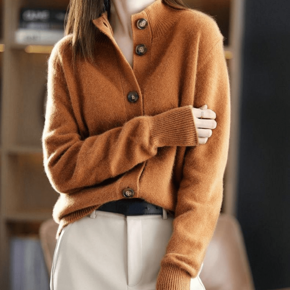 Annie - Knitted Cashmere Gilet-15544892490101-Mirella Fiore