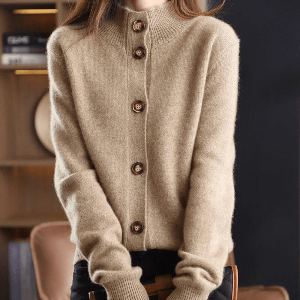 Annie - Knitted Cashmere Gilet-15544892490101-Mirella Fiore