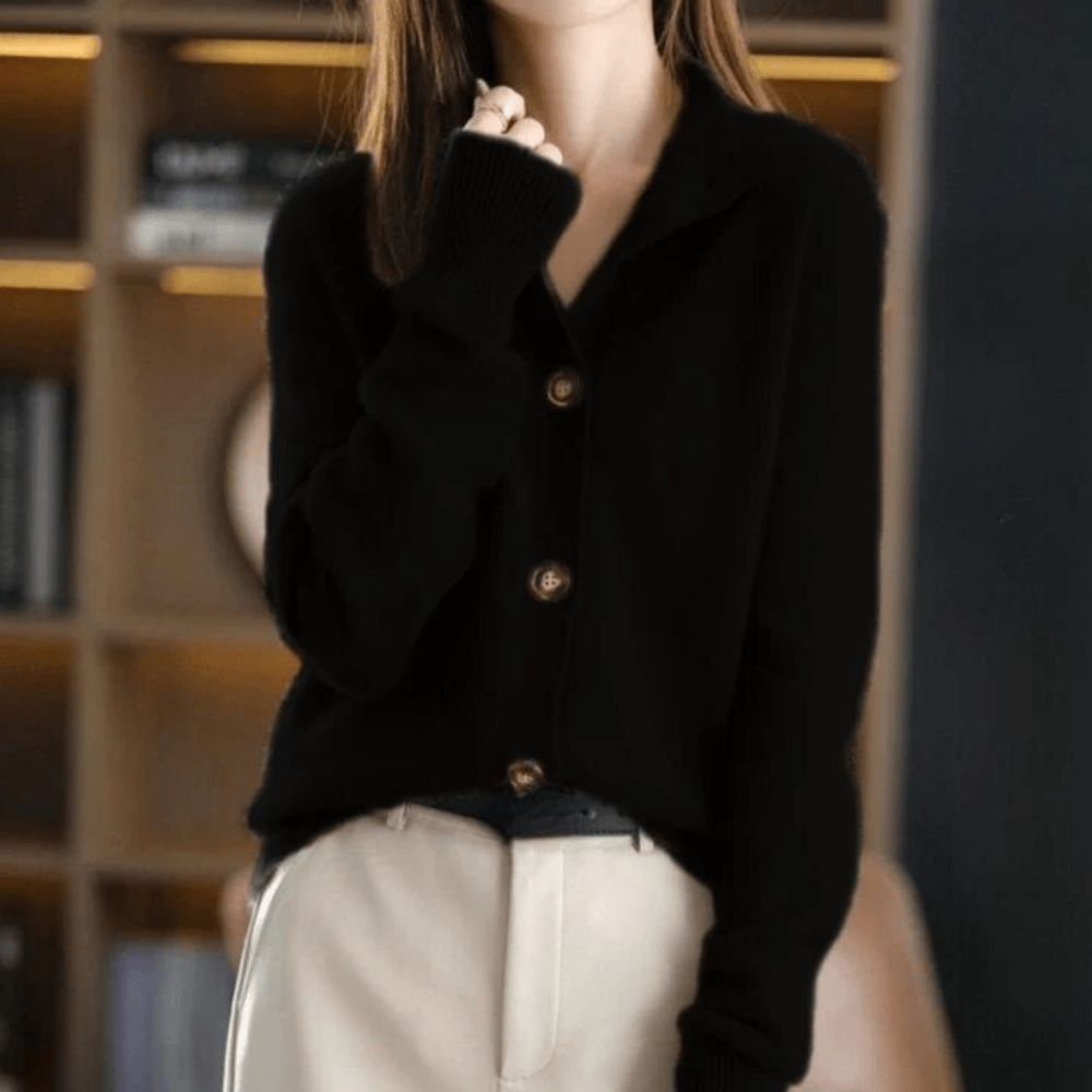 Annie - Knitted Cashmere Gilet-15544892490101-Mirella Fiore