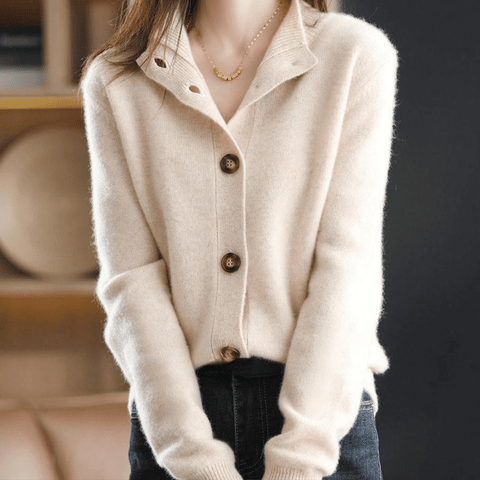 Annie - Knitted Cashmere Gilet-15544892490101-Mirella Fiore