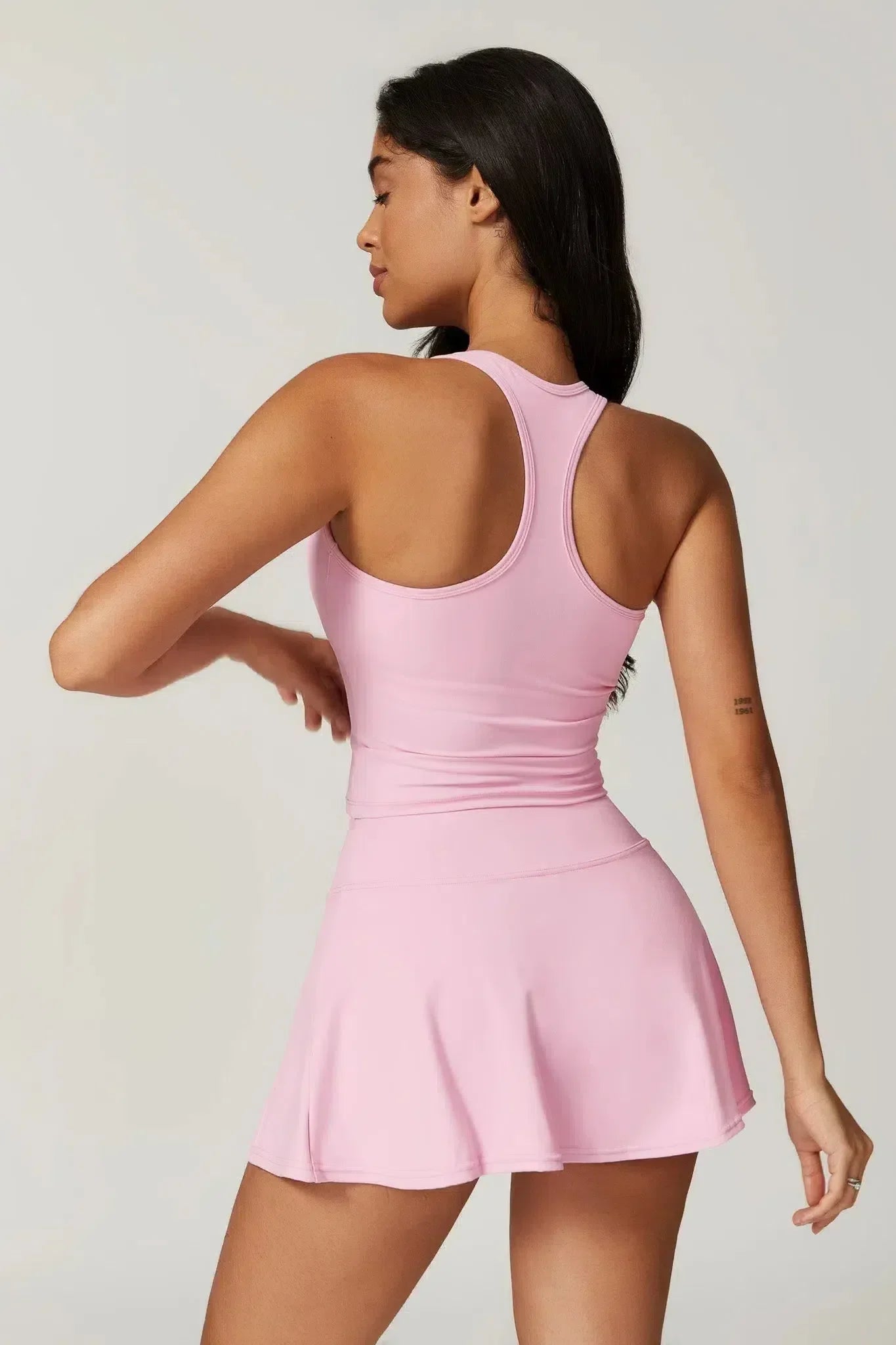 Annika – Square neckline – Sleeveless top-15134026498421-Mirella Fiore