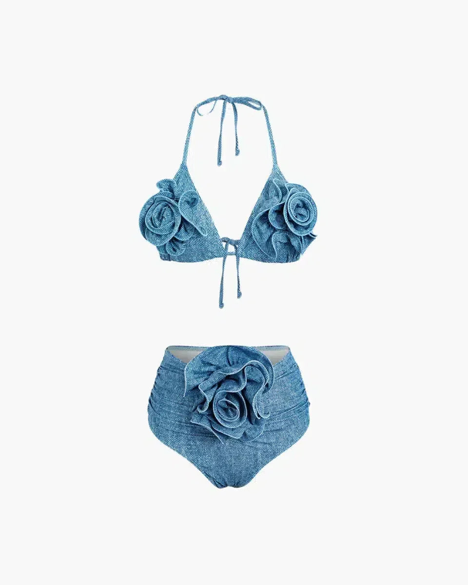 Aquaria – Bold design – Denim bikini set-15133655630197-Mirella Fiore