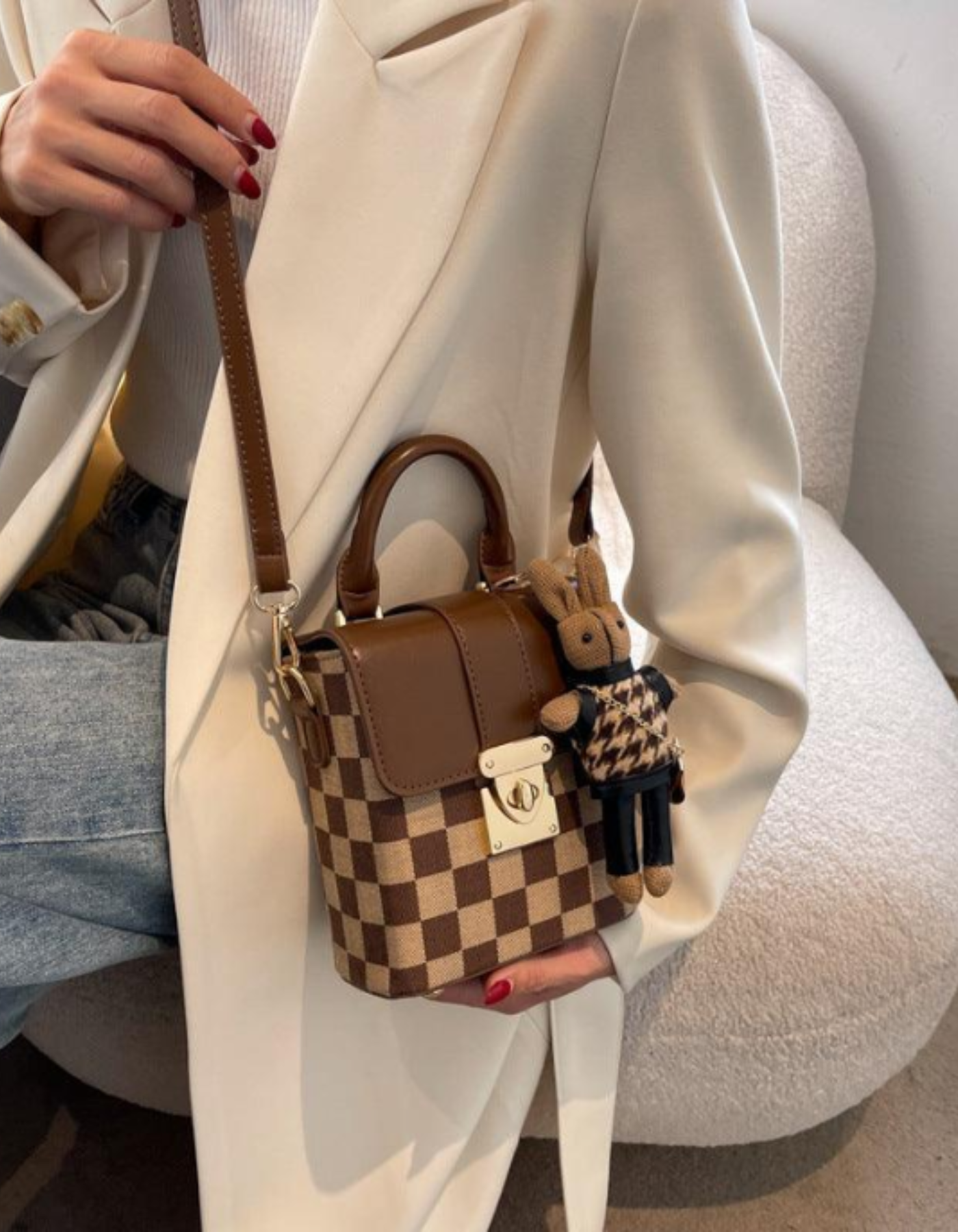 Ardenelle – Argyle flap charm – Crossbody handbag-15209173713269-Mirella Fiore