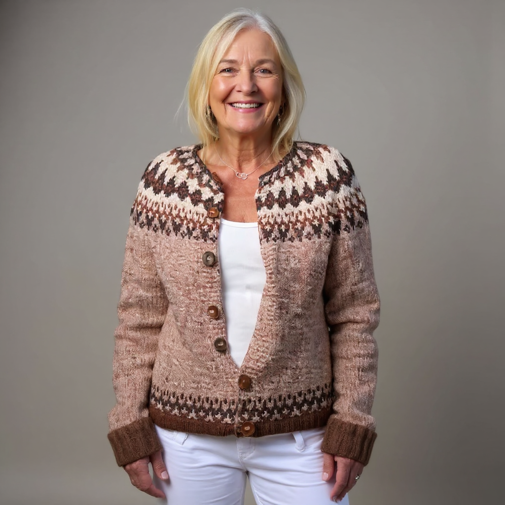 Ariana - Vintage Icelandic Cardigan-15531113644405-Mirella Fiore