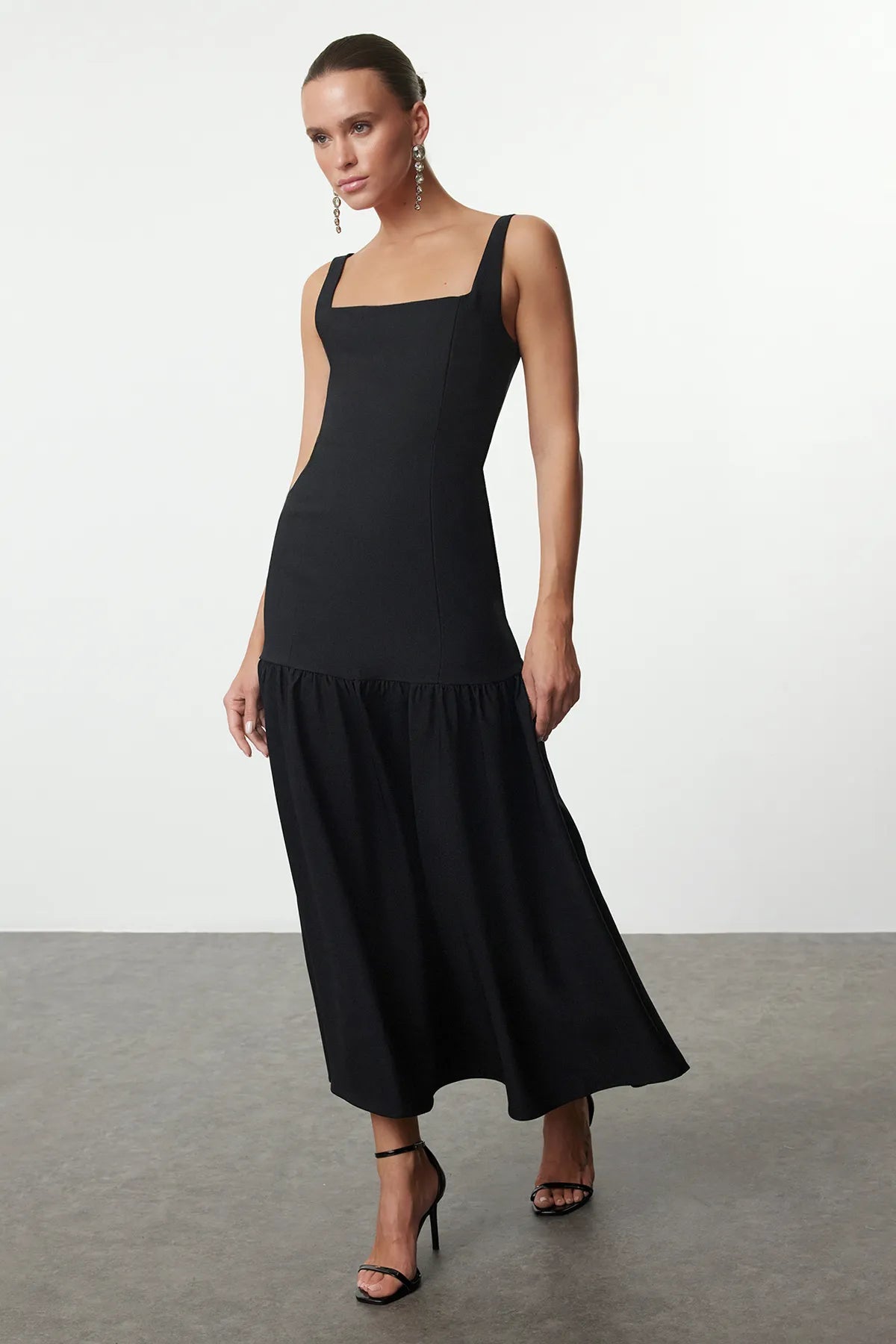 Arlene – Pleated flare – Midi dress-15215967338869-Mirella Fiore