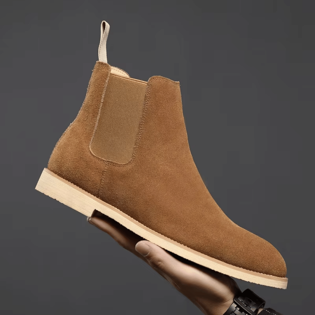 Armendo - Suede Chelsea Boots-15550769922421-Nancy & Mae Savannah