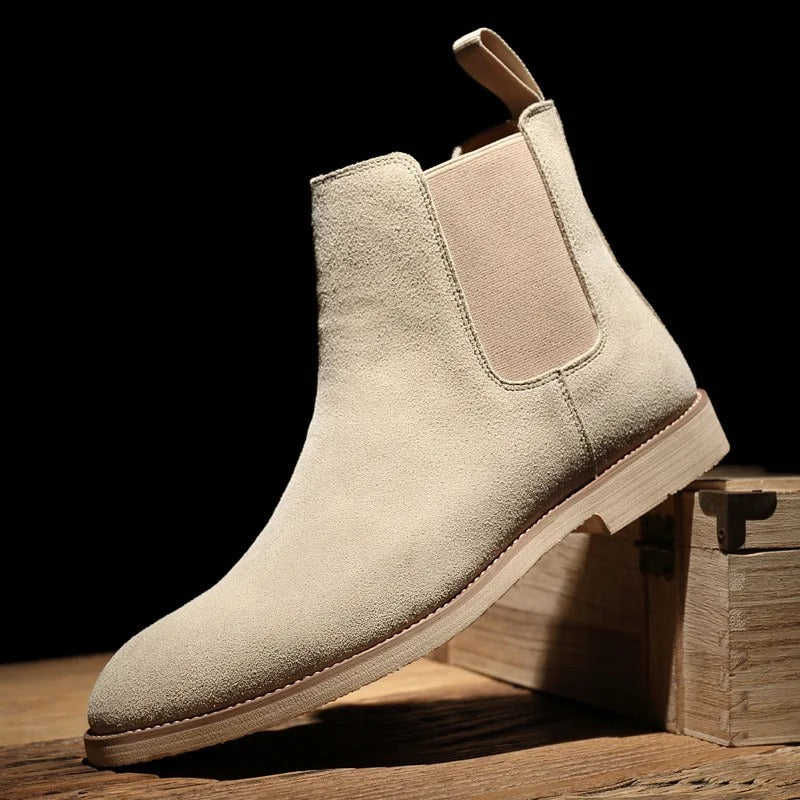 Armendo - Suede Chelsea Boots-15550769922421-Nancy & Mae Savannah