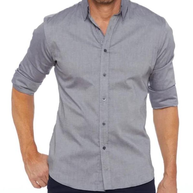 Aston - Wrinkle Free Shirt With Zip-15553985741173-Nancy & Mae Savannah