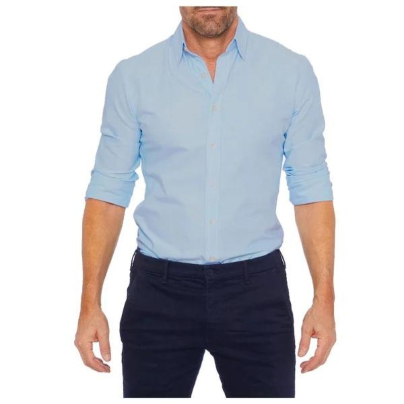 Aston - Wrinkle Free Shirt With Zip-15553985741173-Nancy & Mae Savannah