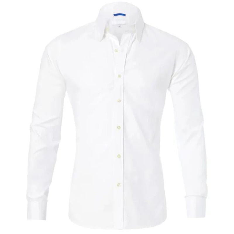 Aston - Wrinkle Free Shirt With Zip-15553985741173-Nancy & Mae Savannah