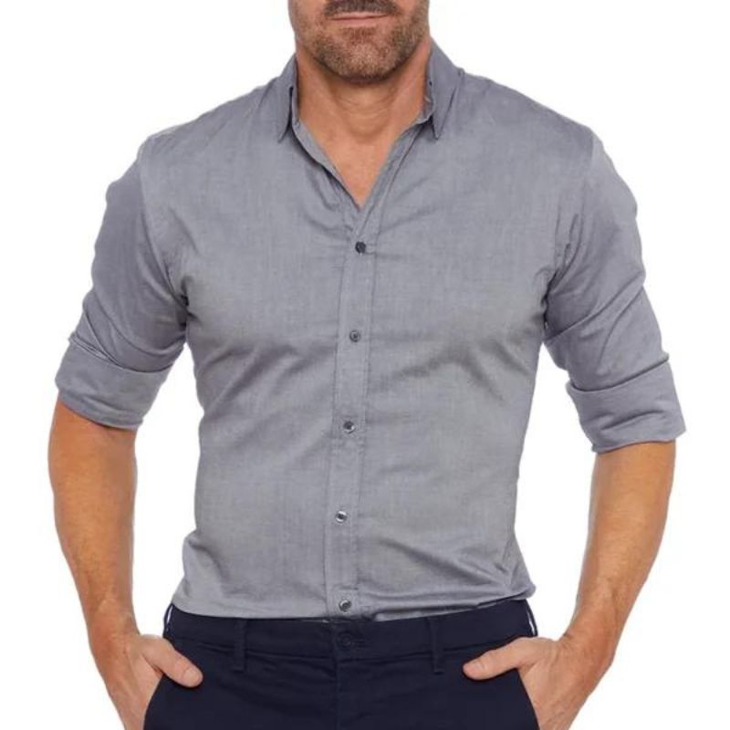 Aston - Wrinkle Free Shirt With Zip-15553985741173-Nancy & Mae Savannah