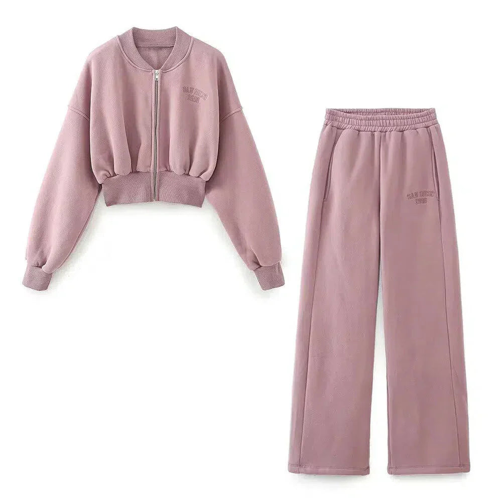 Astrid – Zip-up jacket & jogger pants – San Francisco lounge set-15133708681589-Mirella Fiore