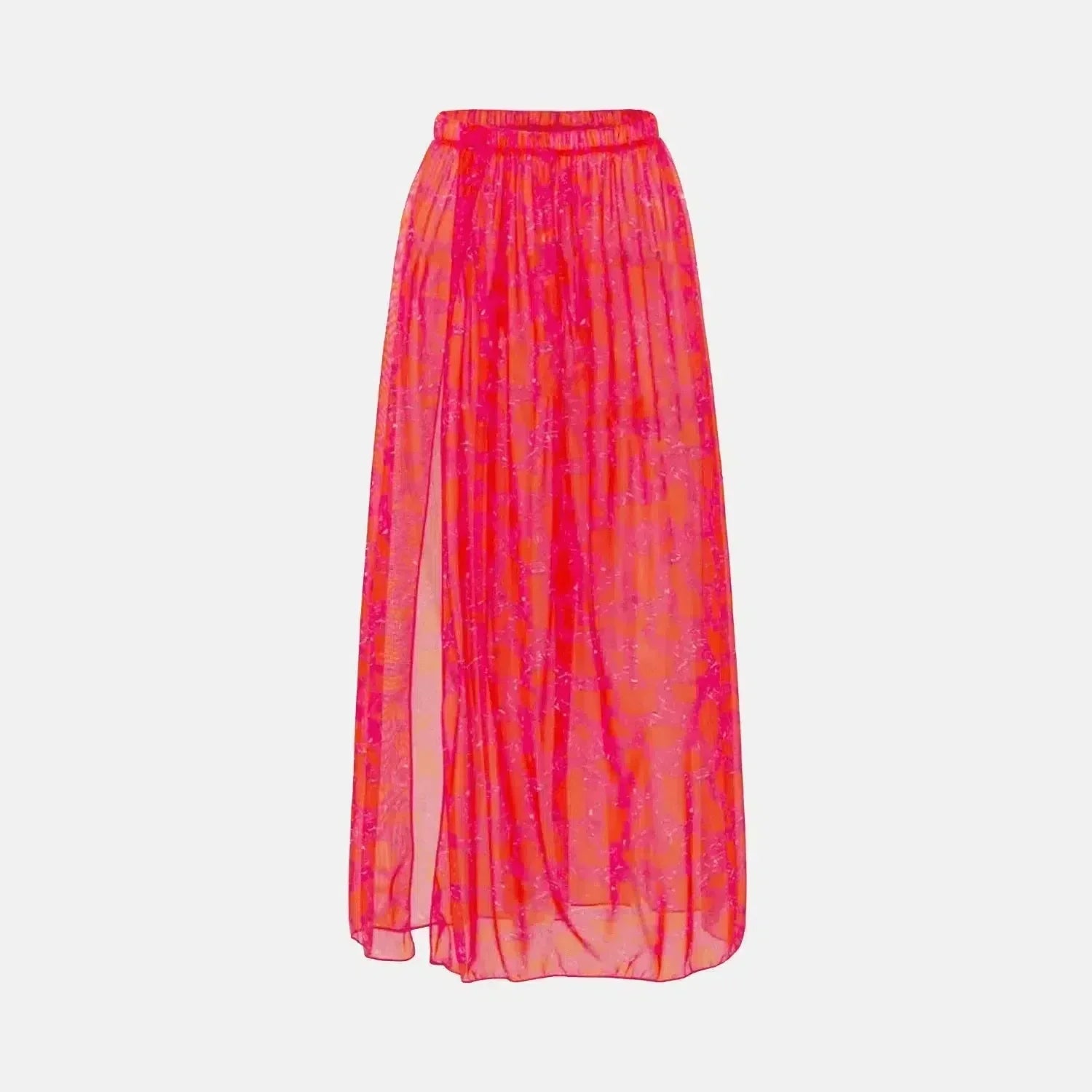 Aurivette Set – Pink – Ruffled bikini and slit skirt-15133641769333-Mirella Fiore