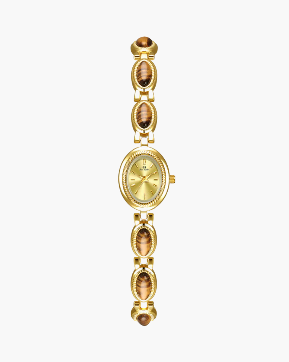 Aurore – Tiger-eye accents – Vintage watch-15233937441141-Mirella Fiore