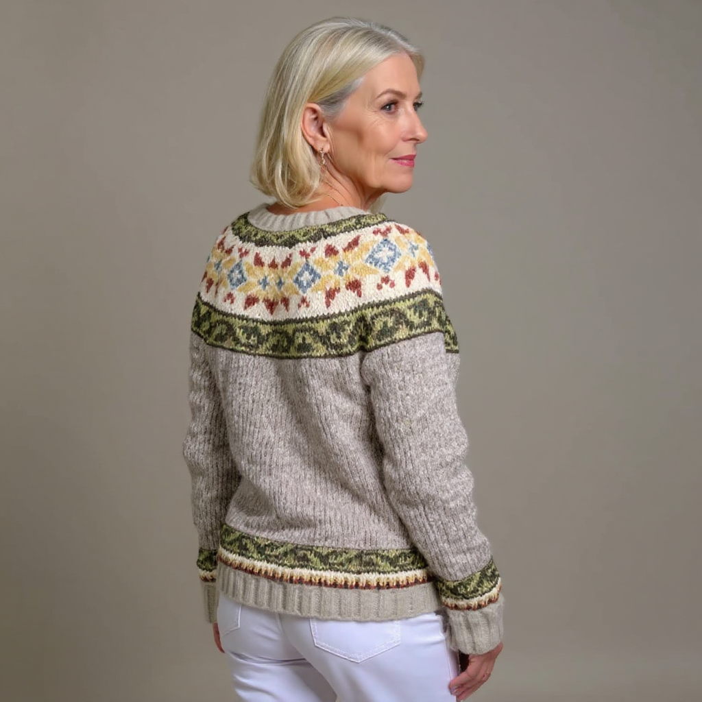 Autumn - Vintage Icelandic Cardigan-15531112989045-Nancy & Mae Savannah