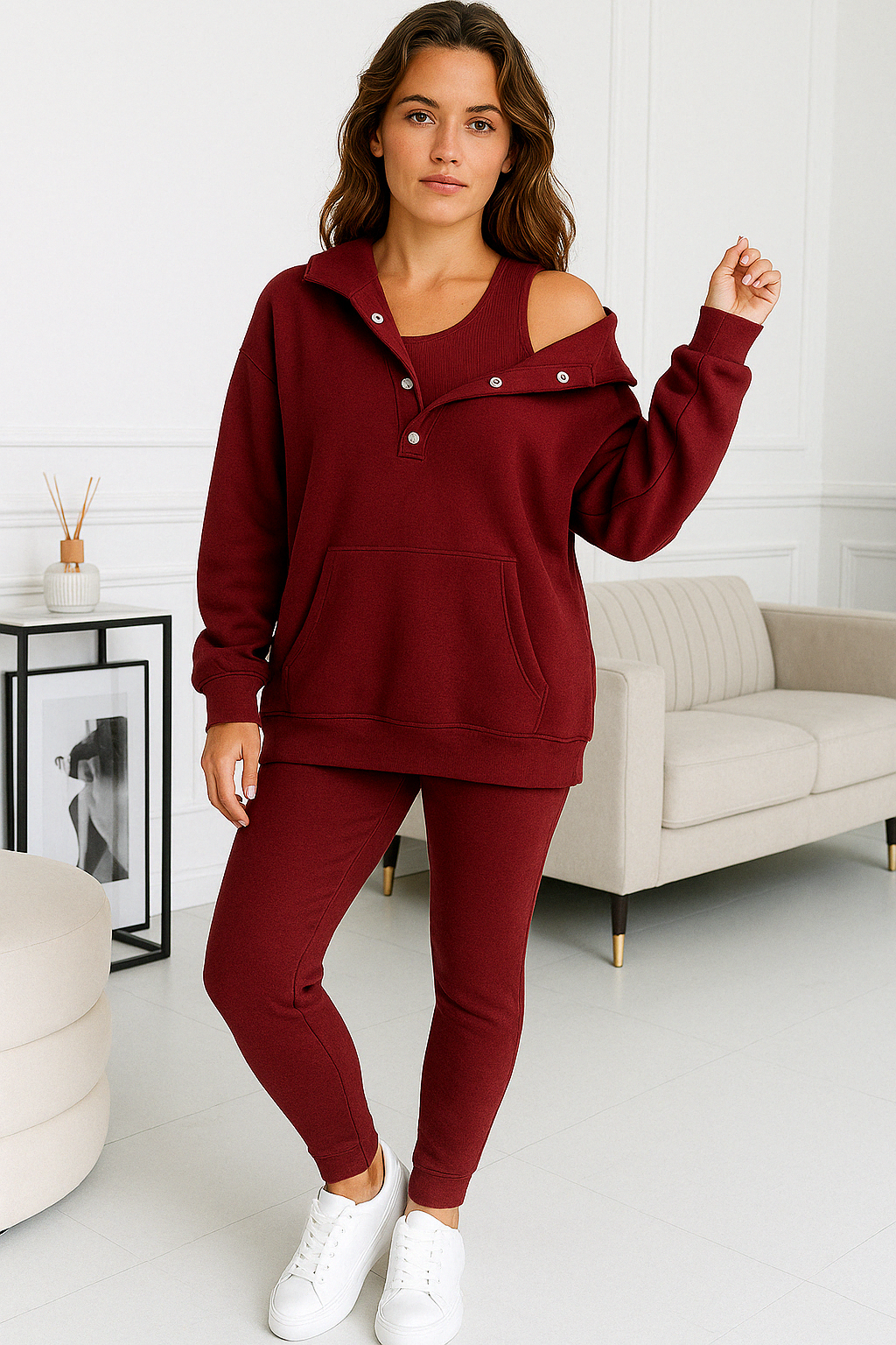 Ava Soft Lounge Outfit Set-15549009035637-Nancy & Mae Savannah