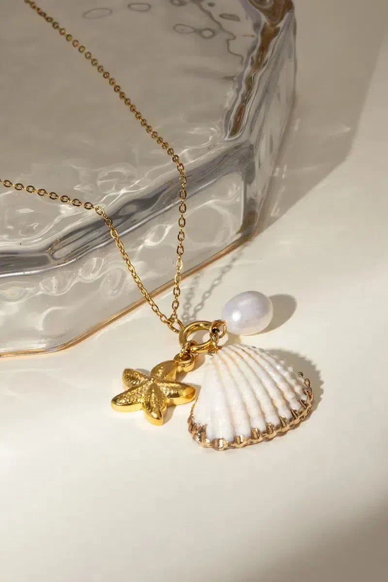 Avenya – Starfish pearl – Necklace-15227799601525-Nancy & Mae Savannah