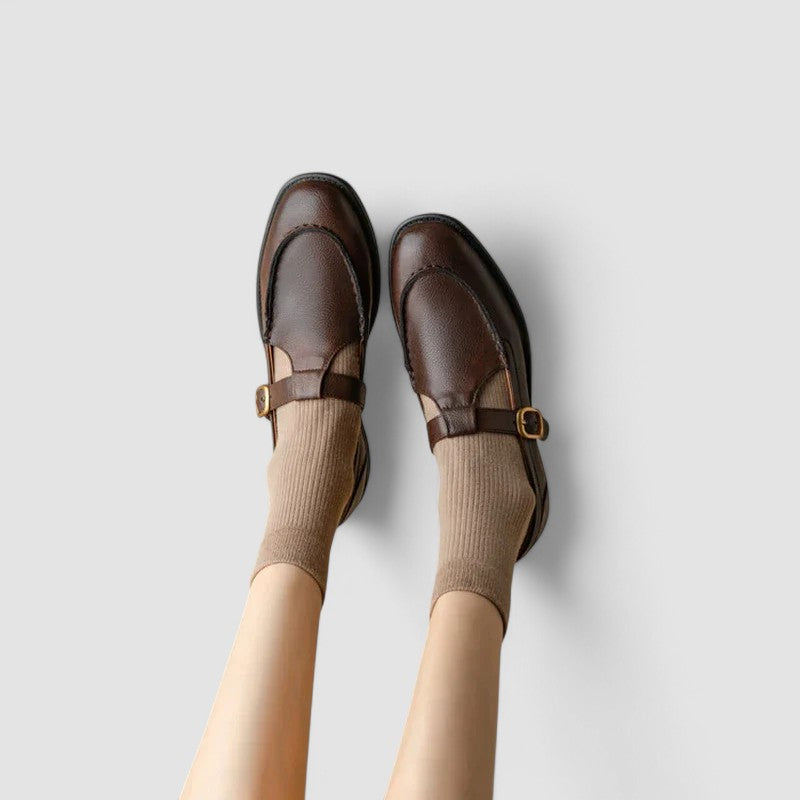 Avery – Orthopaedic Square-Toe Mary Jane Shoes-15519662145909-Mirella Fiore
