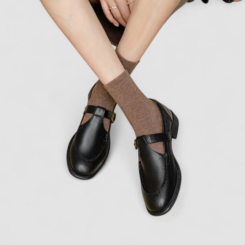 Avery – Orthopaedic Square-Toe Mary Jane Shoes-15519662145909-Mirella Fiore