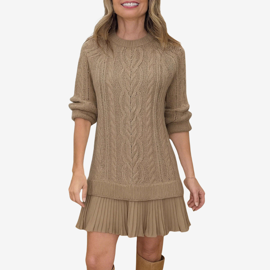 BEA - Knitted Sweater Dress-15519827067253-Nancy & Mae Savannah