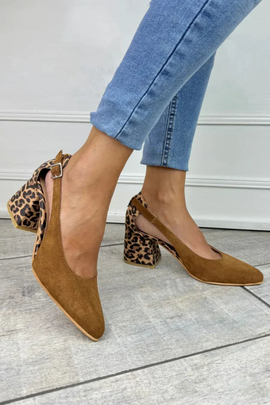 BRIONY - LEOPARD PRINT HEEL SLINGBACKS-15553867645301-Mirella Fiore