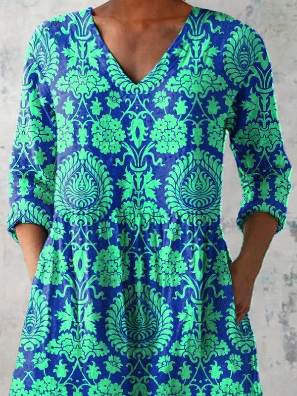 Beatrix - Long V-Neck Shirt-15550825169269-Mirella Fiore