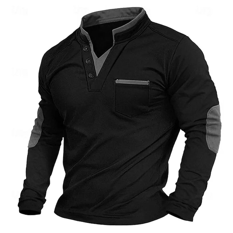Bellagio - Men's V-Neck Sweatshirt-15553362264437-Mirella Fiore