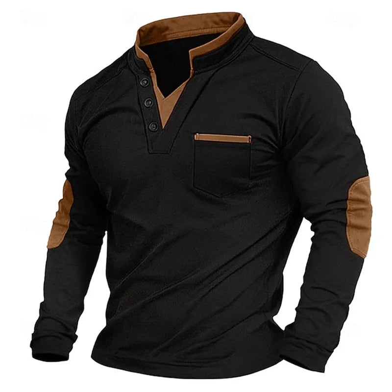 Bellagio - Men's V-Neck Sweatshirt-15553362264437-Mirella Fiore